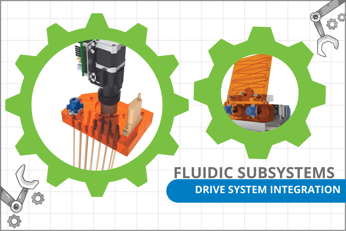 fluidic subsystems - drive system integration