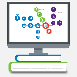 optofluidic pathway on a laptop