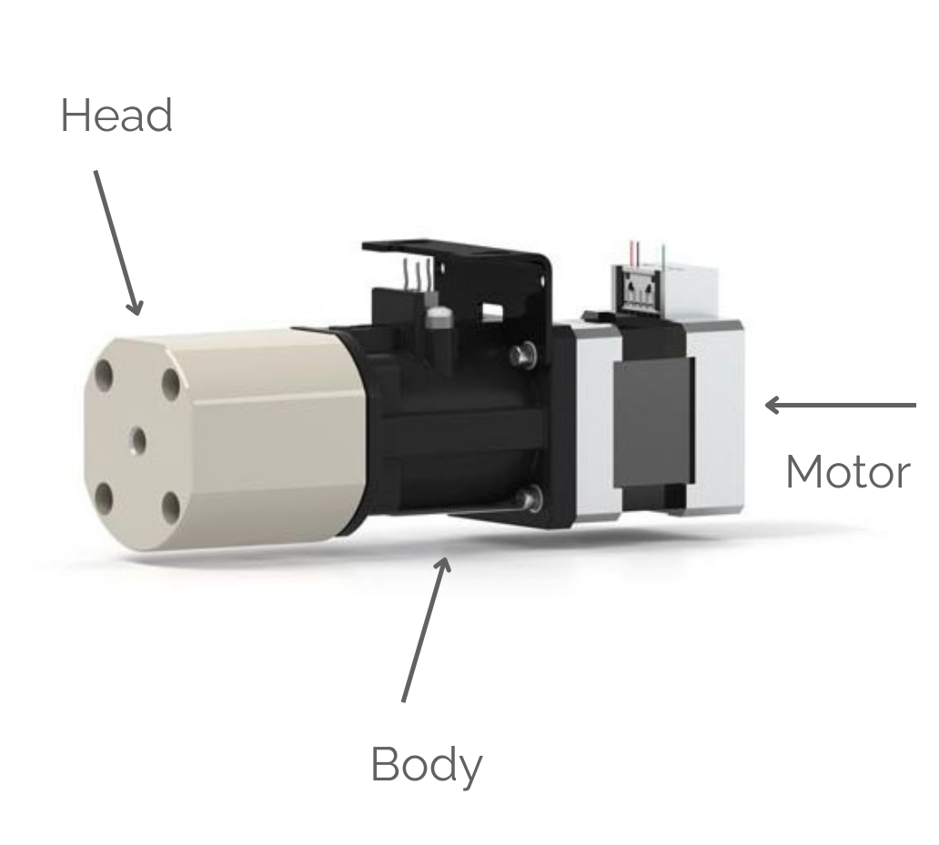 pump diagram with parts labeled