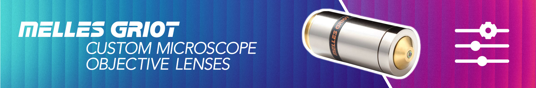 Melles Griot Custom Microscope Objective Lenses