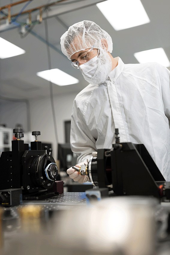 technician building a system