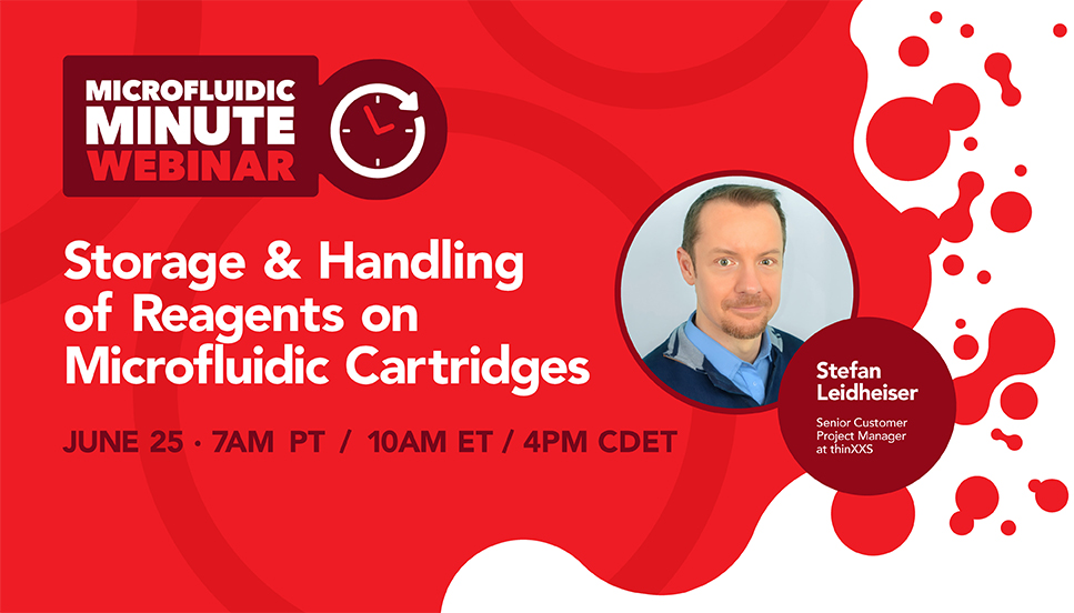 storage & handling of reagents on microfluidic cartridges webinar