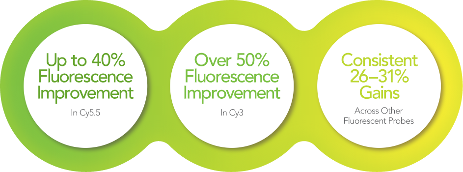 discover the benefits of avant optical filters such as up to 40% fluorescence improvement in Cy5.5