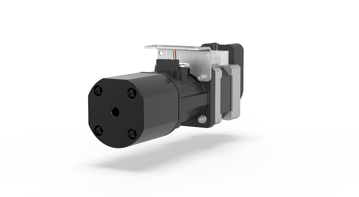 DRB-2500-001-View-03-Back-Left DRB-2500 pump with encoder front