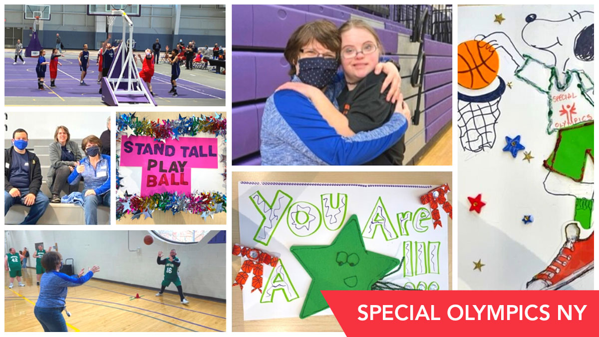 IH&S Rochester, NY site volunteers at Special Olympics Basketball game