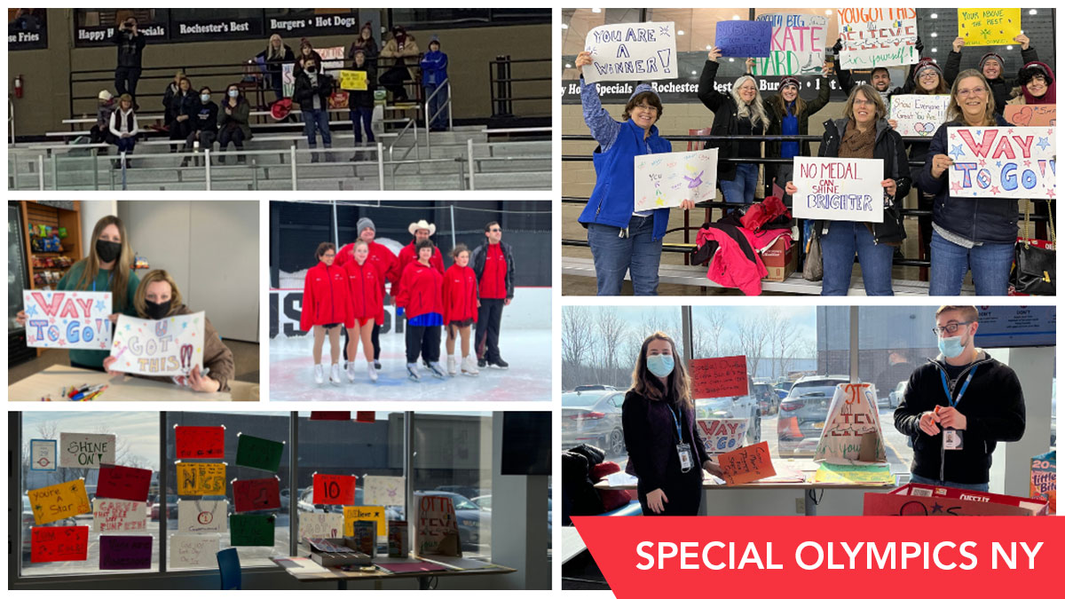 IH&S Rochester, NY site volunteers at Special Olympics