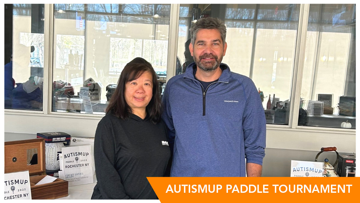 volunteers participate at AutismUp Paddle tournament