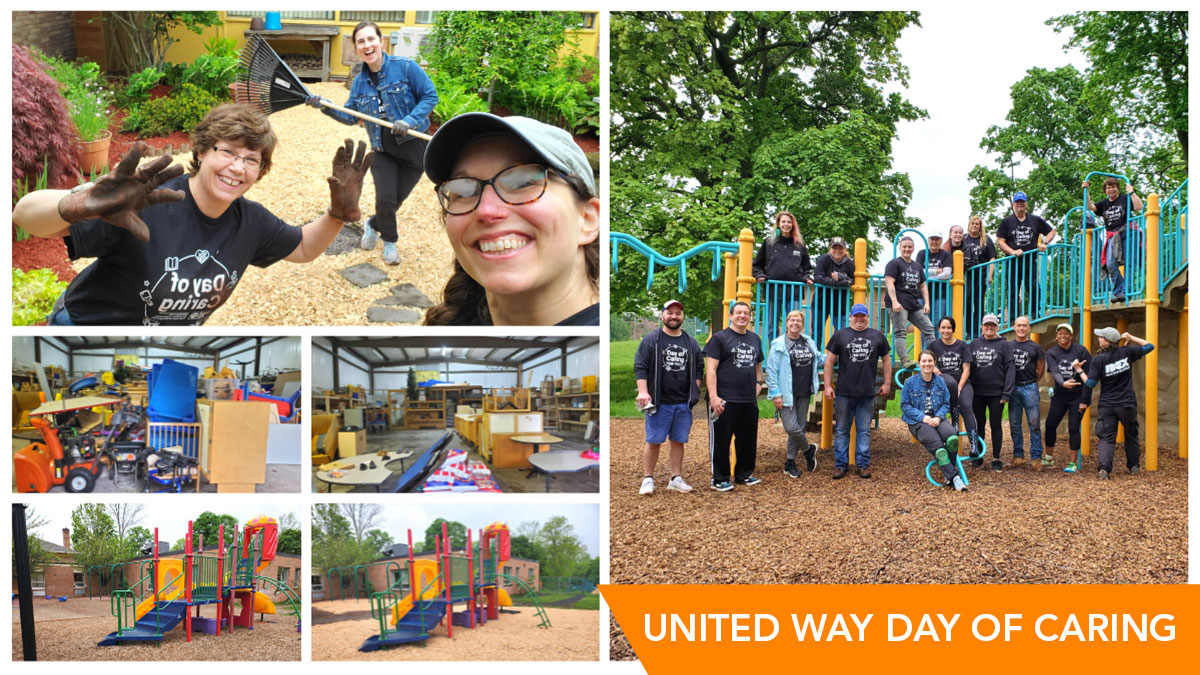 United Way Day of Caring volunteers at Rochester Childfirst Network