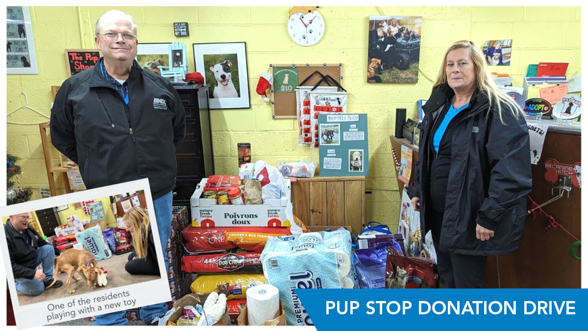 pup stop donation drive