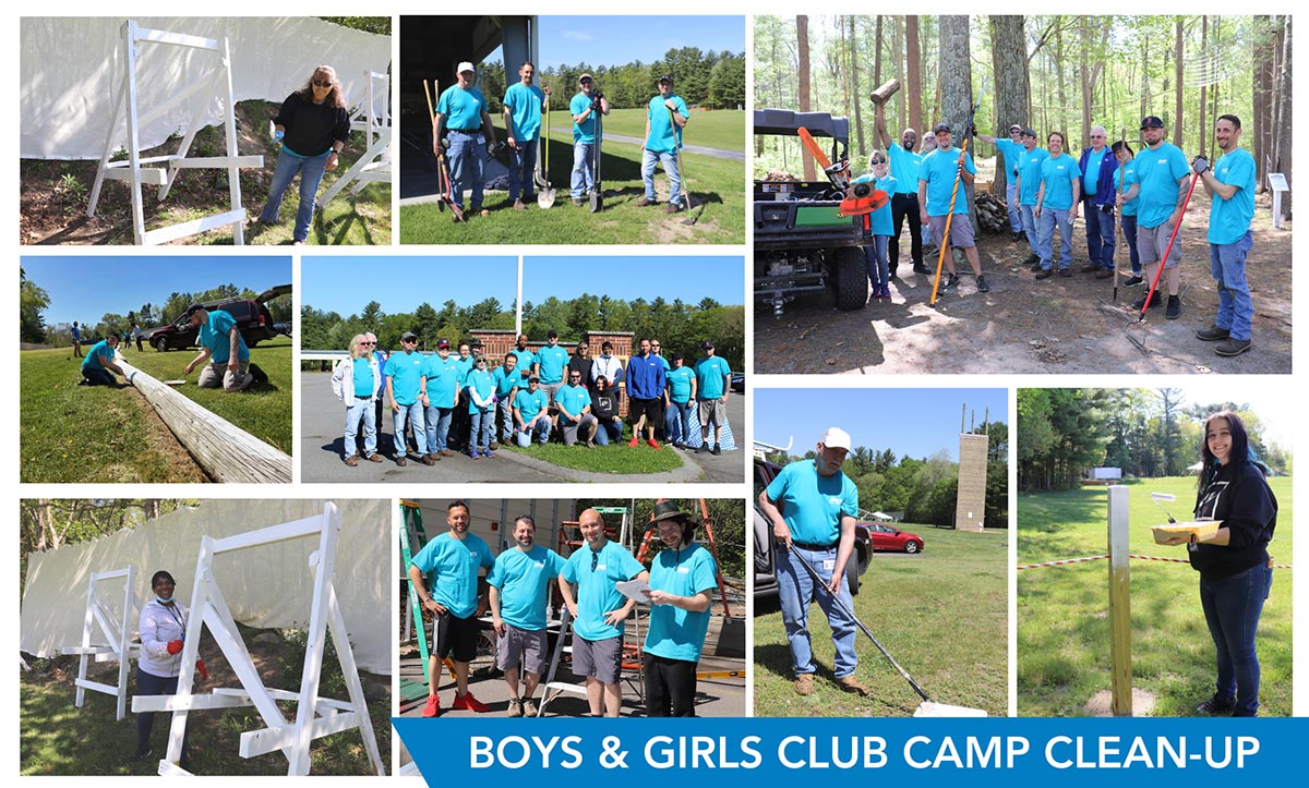Boys & Girls Club Camp clean-up