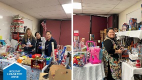 Oak Harbor employees volunteer at Toy Drive