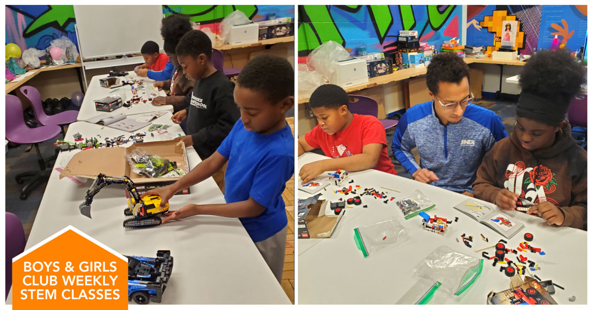Boys & Girls Club of Rochester weekly STEM classes