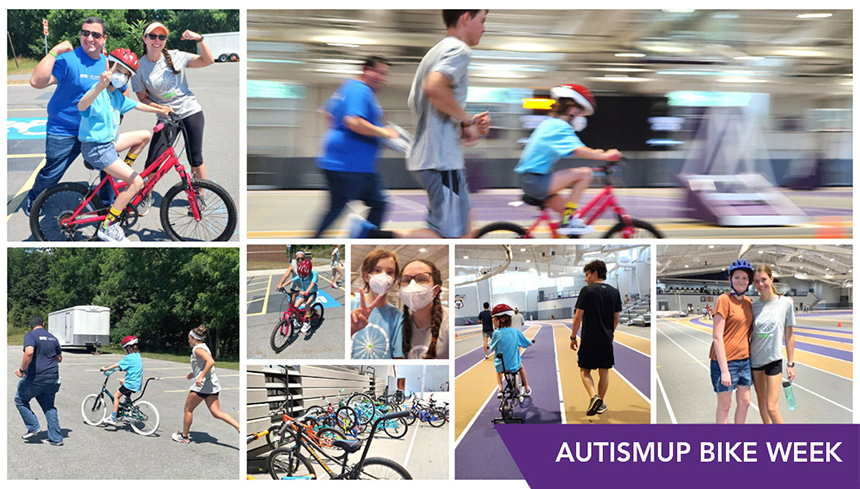 Life Science Optics volunteers participated in AutismUp's Annual Bike Camp Week