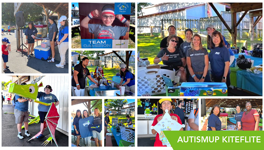 Life Science Optics volunteers supported annual KiteFlite event at Seabreeze Amusement Park