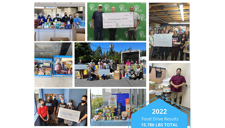2022 company-wide food drive results in 15,786lbs of food collected