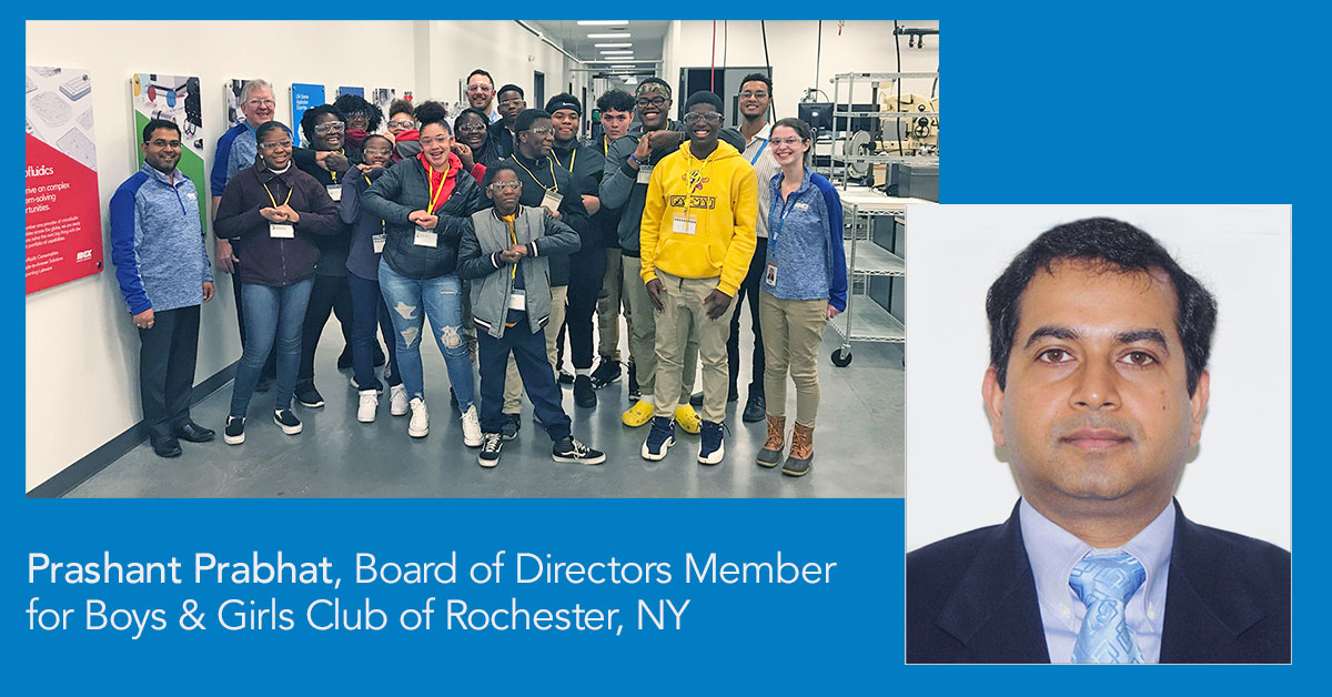 Prashant is on Board of Directors for Boys & Girls Club of Rochester, NY