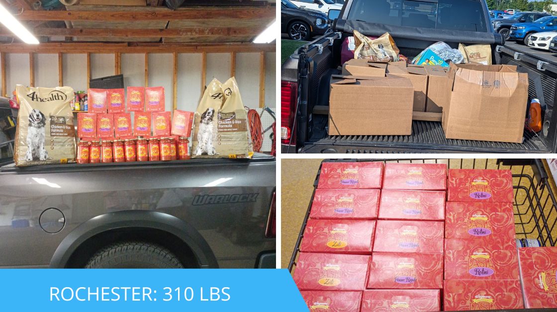 Rochester employees participate in food drive