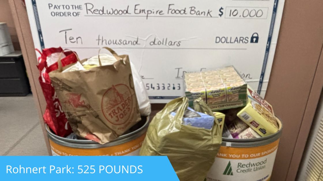 Rohnert Park team participates in the 2025 food drive