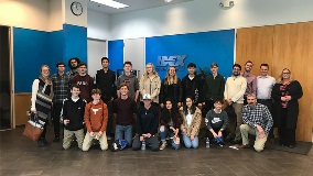students from Sonoma Academy visit Rohnert Park facility