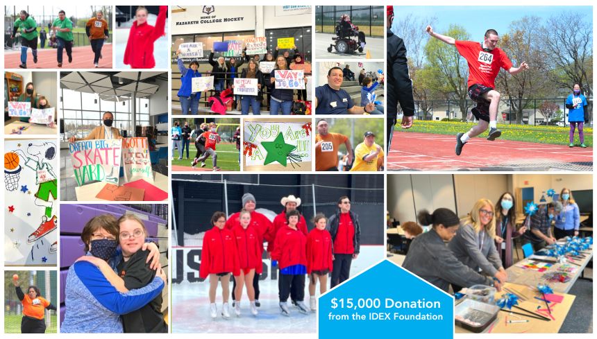$15K donation from IDEX foundation to NY Special Olympics collage