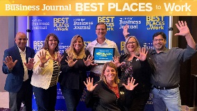 Business Journal - Best Places to Work award for Rohnert Park, CA facility