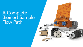 Bioinert sample flow path