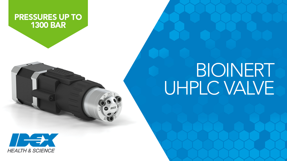 Bioinert UHPLC Valve - pressures up to 1300 bar