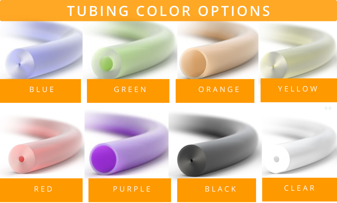 FEP Tubing Colors
