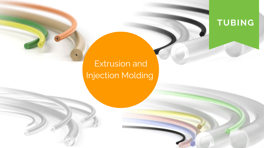 Extrusion and injection molding tubing