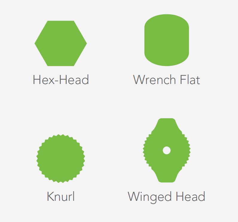 fitting head types