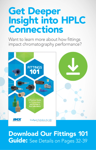 get deeper insights into HPLC Connections in our fittings 101 guide