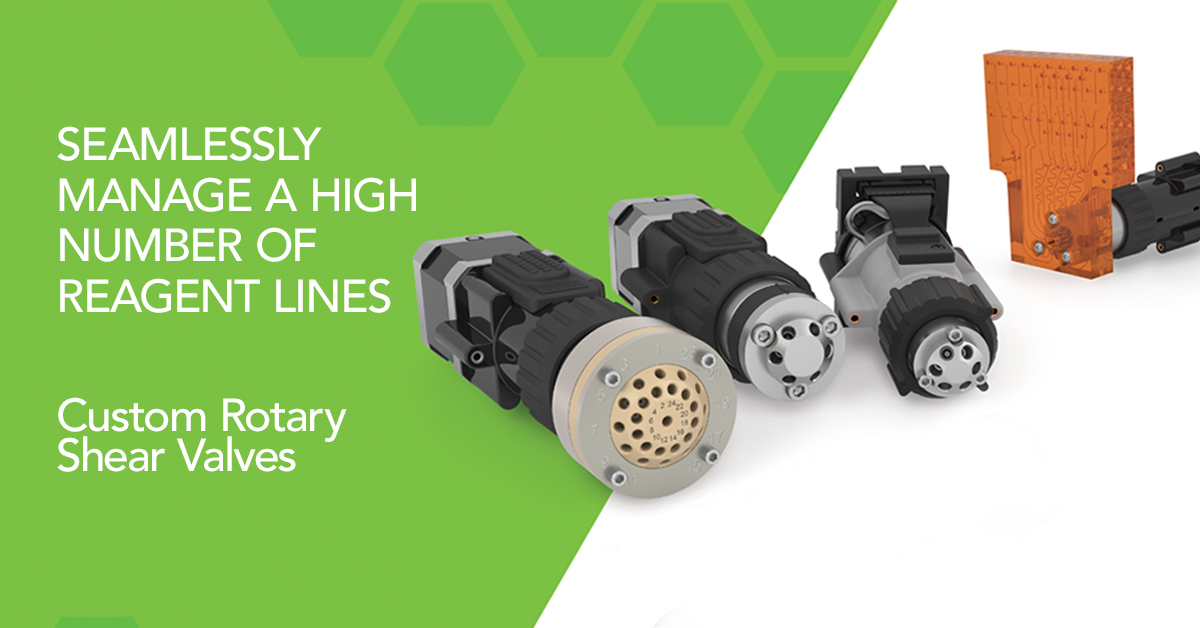 Fluidic Component Capabilities Custom Rotary Shear Valves