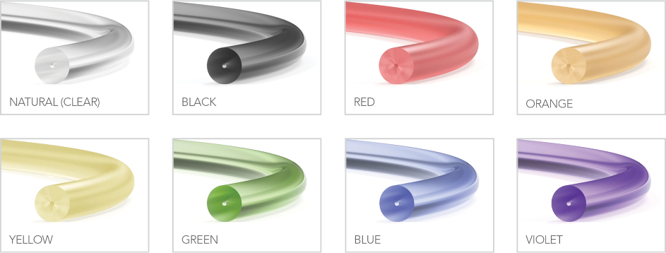 Tubing colors