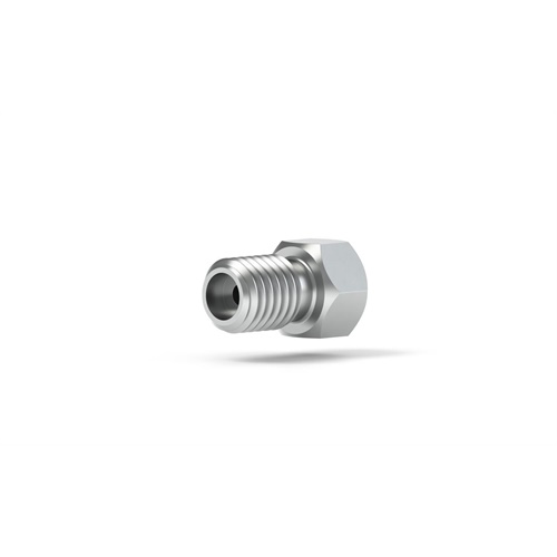Super Flangeless™/LiteTouch®, Stainless Steel Nut, 1/4-28 Flat