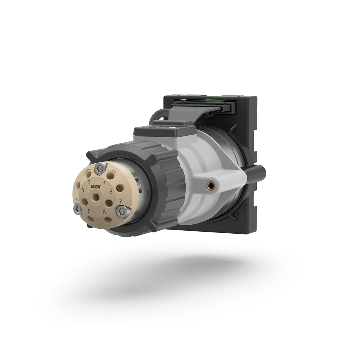 8 Position / 9 Port Rotary Actuator Valve