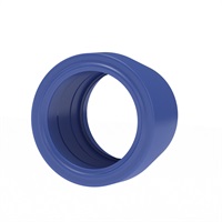 Flangeless Ferrule ETFE, 5/16-24 Flat-Bottom, for 3/16