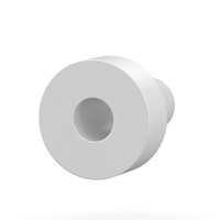 はられ 8016 Flangeless Ferrule ETFE, 1/4-28 Flat-Bottom, for 1/16