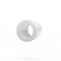 Flangeless Ferrule ETFE, 1/4-28 Flat-Bottom, for 1/8