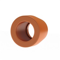 HALページ^ - ^ Flangeless Ferrule ETFE, 1/4-28 or M6 Flat- Bottom, for 3mm