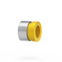 Super Flangeless™ Ferrule ETFE, 1/4-28 Flat-Bottom, for 1/8