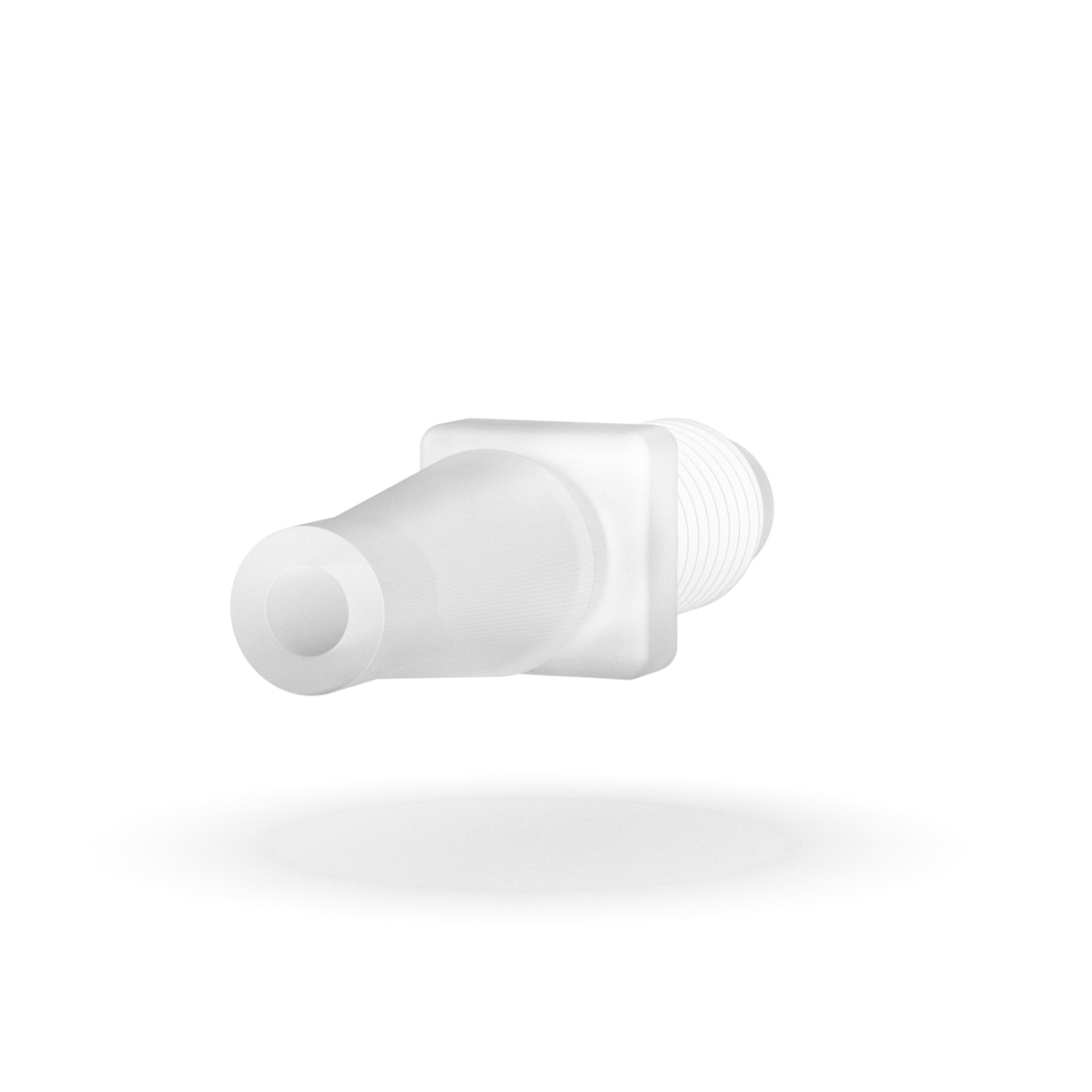 Adapter, Barbed to Threaded Male, ETFE, for use with Soft