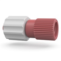 Female 1/4-28 to Male Luer Lock Adapter – ETFE/PP Fluidic Connector