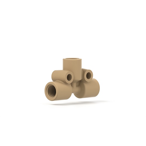 PEEK Low Pressure Tee Body 1/8