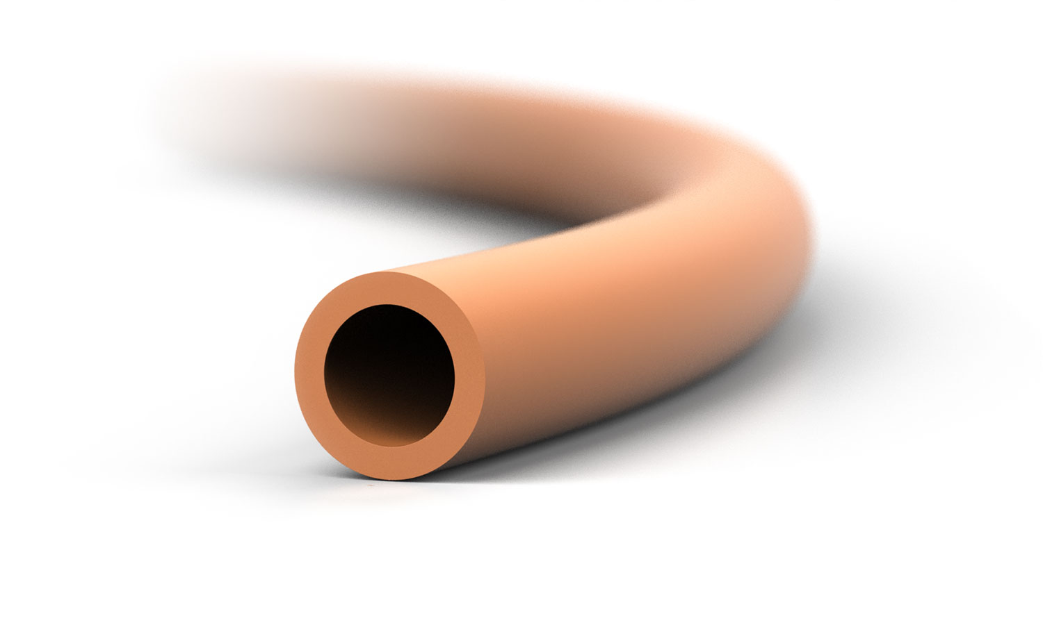PEEK orange tubing - large