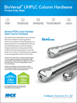 BioVersal Column Hardware data sheet thumbnail