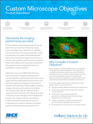 Custom Microscope Objectives