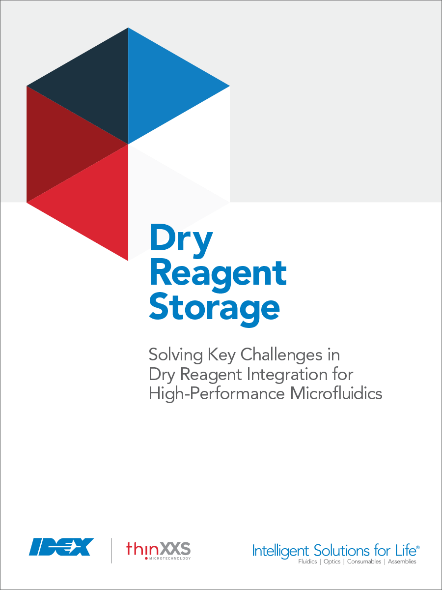 dry reagent storage white paper cover