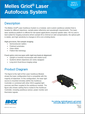mg laser autofocus system spec sheet thumbnail