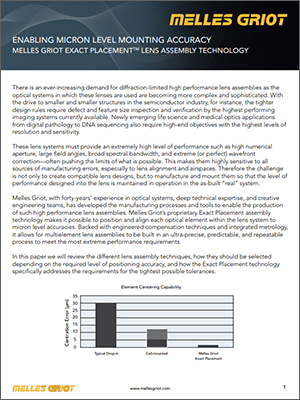 Enabling Micron Level Mounting Accuracy