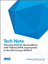 Choosing Dichroic Beamsplitters with Flatness/RWE Appropriate to the Microscopy Method